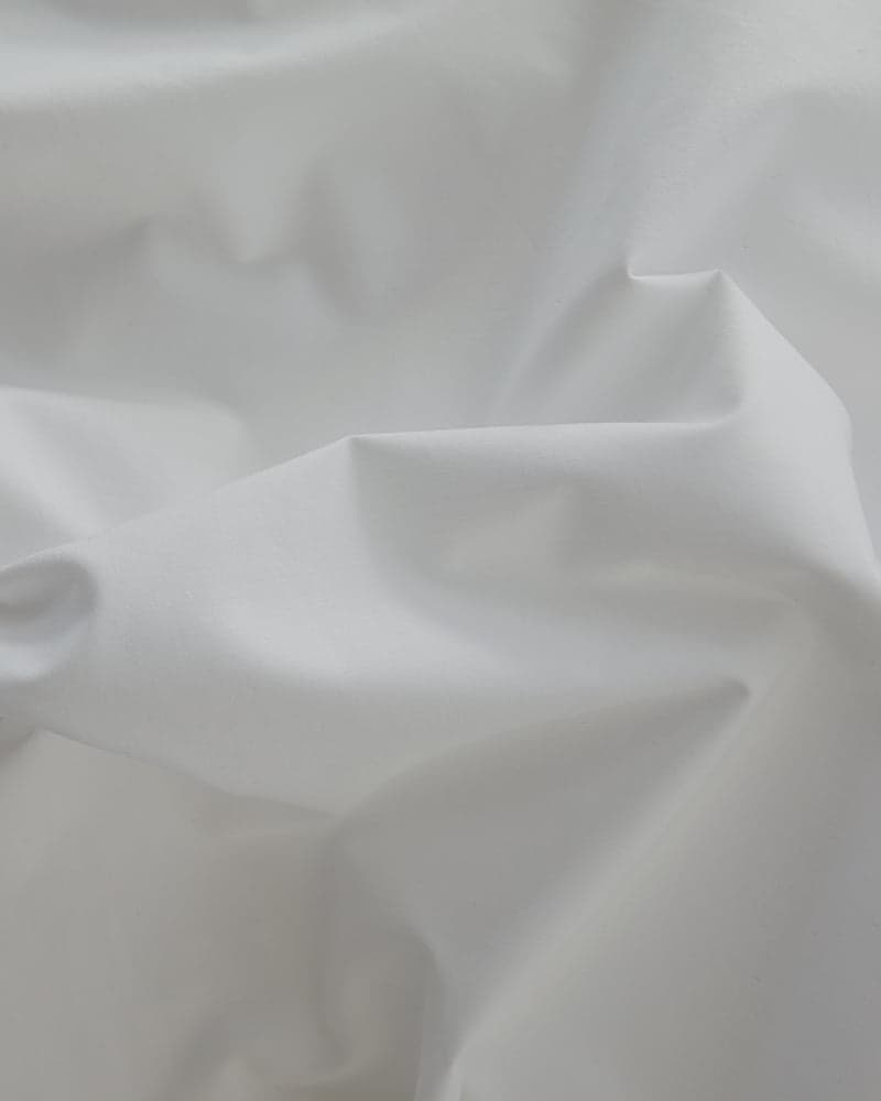 Close-up of the woven cotton fabric used in the FamBed bed skirt